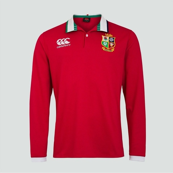 Canterbury Rugby Clothing Other - Kids British Irish Lions Canterbury Rugby Long Sleeve Polo Shirt Jersey size 12